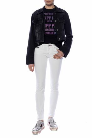Denim jacket with holes, zdjęcie 2 Denim jacket with holes od Philipp Plein
